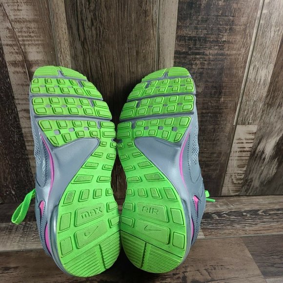 2013 Nike Air Max Defy Run Trainers Women’s Size 6.5 Gray Pink Green 599390-063 - Picture 5 of 7